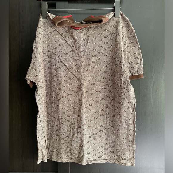 Vintage Men’s Gucci Monogram Slim Fit Polo Size XXL EABB 2010 - Picture 2 of 10